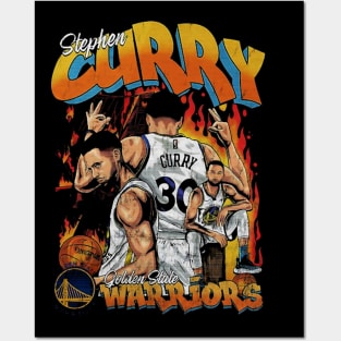 Steph Curry - Warriors Vintage Posters and Art